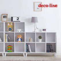 데코라인 코넬 하임 6칸 책장 DCS003C, 화이트:세로형