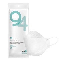 힐메이드 KF94 황사방역용마스크 흰색 대형 25매입