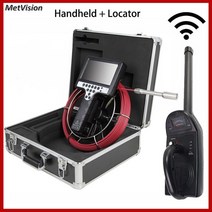 산업용 내시경 카메라 Locator-산업용 7 인치 스크린 파이프 자동차 검사 보스코프 512Hz Sonde Handheld, [01] 20m, [04] Red cable