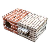 실외고양이집 길고양이겨울집 유기묘 대형 방한, E 대형 58x49x37