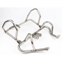 스즈키 브이스트롬 250 DL 사이드 범퍼 가드 박스 안티 드롭바 슬라이딩 방지 라이트, 스테인리스 스틸 상하단 범퍼