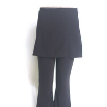 발레복 치마달린 레오타드 아동 발레연습복, 블랙