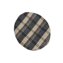 울 모직 타탄 체크 영국 베이직 소두 베레모 겨울 베이커햇 찐빵모자