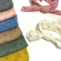유아용 아동용 데일리 미니 손수건 쁘띠 스카프 스마일 스카프빕