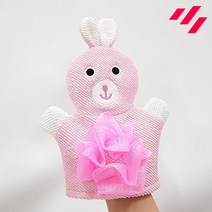 샤워타올 동물 유아 목욕장갑 샤워장갑 애니멀 샤워스펀지 목욕스펀지 물놀이, 05.목욕장갑 토끼