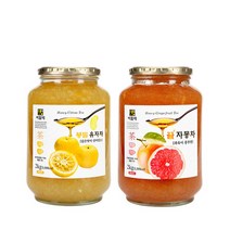 씨밀레 봉밀 유자차 2kg + 자몽차 2kg 코스트코