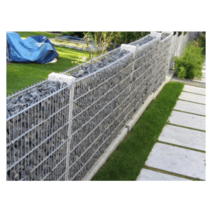 게비온 담장 돌망태 옹벽 개비온 철망 원예 카페 공원, 밝은 회색