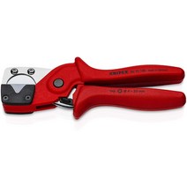 KNIPEX 공압 호스 절단기, PVC 및 플렉시블 호스 절단기