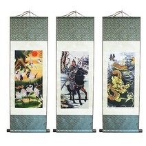 족자 용 연꽃 팔마도 호랑이 학 관우 관음 모란 동자승