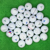 던롭 DDH 2피스 골프 로스트볼 실속형 30알, 화이트