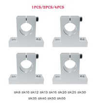 루터테이블 벤치탑 드릴 목공 선반 라우터 1/2/4PCS SK8 선형 베어링 레일 샤프트 지원 SK10 SK12 SK13 SK16 SK20 SK25 SK30 축 XYZ 테이블 CN, [03] 4PCS
