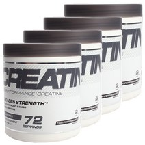 셀루코어 코-퍼포먼스 크레아틴 언플레이버드, 4개, 360g