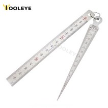 1-15mm 세트 웨지 필러 게이지 클리어런스 눈금자 프로브 테이퍼 게이지 갭 측정 도구 스틸 눈금자 웨지 밸브 두께 게이지