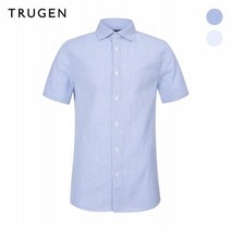 트루젠 면혼방 스트라이프 드레스 반팔셔츠 TG9U4-MRD760