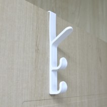 키알리 아이방 세로 무타공 도어행거 문 옷걸이 도어후크 2개, 사이즈/색상, 5단-브라운