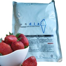 DH 운디아 딸기향 소프트 아이스크림 프리믹스 1박스 15봉, 15kg, 1box
