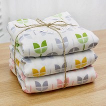 원단-(밤부더블거즈)러브튤립 4종 671 /거즈/거즈이불, 핑크