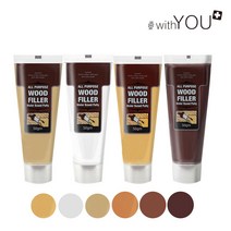 브이텍 우드필러 목재 나무 틈새 메꾸미 메꿈제 보수제 퍼티 보수 흠집 제거, 브라운