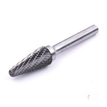 1pcs 6mm * 12mm 초경 텅스텐 강철 그라인딩 헤드 더블 컷 밀링 커터 목공 로타리 파일 CNC 도구 조각, 9L