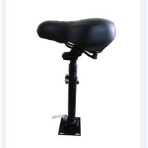 전동 킥보드 안장 브라켓 의자 좌석 쿠션 Seat for wide wheel electric scooter mercury 2020 pro electric skateboard, 검은색