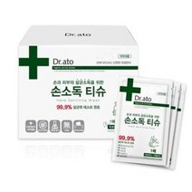 닥터아토 손소독티슈 슬림 낱개포장형, 30매, 6팩