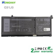 노트북배터 Honghay 노트북 배터리 델 래티튜드 3320 3420 3520 인스피론 15 3515 3511 5410 2 인 1 MGCM5 G91J0
