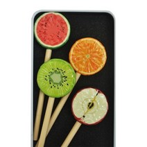 1500 스위트후르츠볼펜(1330) 볼펜 후르츠 과일 일러스트 펜tkan1636, &사과&