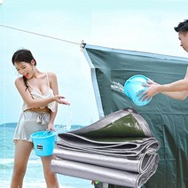 Store25 양면코팅 방수포 3m X 3m 고정고리형 그라운드 돗자리 천막 화물차 갑바