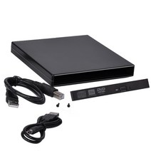 cd롬 리더기 씨디룸 DVD 플레이어 ODD 노트북 데스크탑 pc 광 디스크 드라이브 용 1pc 12.7mm usb 2.0 외부 dvdcd rom 케이스 sata 외부 155, 다른