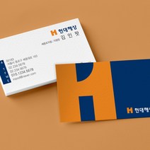보험 회사 명함 사무실 제작 인쇄 소량 고급 디자인, 단면200매, 고급지(반누보)