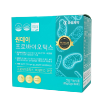 프로바이오틱스 3g x 60포 17종 유산균 비타민D 아연, 1개