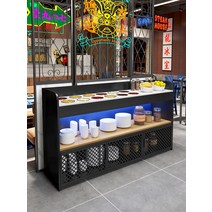 마라탕 진열장 쇼케이스 전시대 앞문형 야채 3단 훠궈 오픈형 업소용 42, 레드--가로100x세로40x100