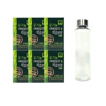 에이치엘사이언스 유기농 새싹보리 착즙분말 원데이 스틱 1 000mg X 30포 x 6개 + 전용보틀, 총 180포 + 전용보틀 1개