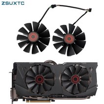AS STRIX GTX 970 980 780 TI R9 380 그래픽 비디오 카드 냉각 팬 95mm FD10015H12S 0.55A 5 핀 GTX980 980Ti 쿨러 팬, 02 B Fan