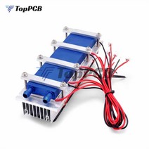 pc 부품열전 펠티에 냉각 쿨러 반도체 에어컨 냉각 시스템 DIY 키트 288W DC 12V 30A, 한개옵션0