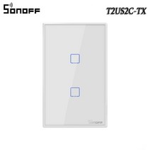 Itead SONOFF T1/T2/T3/T0 TX EU/영국/US 1/2/3 갱 와이파이 스마트 벽 터치 스위치 Ewelink 앱/RF433/음, 23 T2 2Gang US