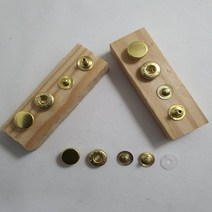 대성스냅 10mm 똑딱이스냅 스프링 type (도트 단추 버튼) 무독성알러지방지도금, 100set, 닉켈