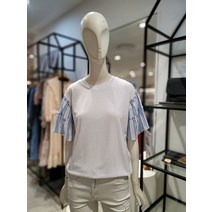 SI SI 라운드 러플 포인트 티셔츠SXIBE2852 (P002089899)