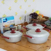 고열전도율 변색없는 일본산 양수냄비 30-40대여성 감성적주방 집들이선물 가정용 신혼집 시부모님선물, 24cm