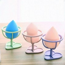 위생적인 퍼프 보관 거치대 옐로우 쿠션퍼프 물광퍼프, 색상, 옐로우(그린)