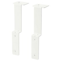 이케아 스코디스 옷장용 연결부품 2P 화이트 5x6x19cm 스틸 에폭시