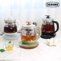 대용량 티메이커 1.8L 주전자 티포트 분유 제롬 CN9204 그랜드 차끓이기 보온기능, 그린
