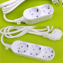 규즈몰 2구 3구 스위치 멀티탭 멀티 콘센트 기숙사 준비물 대학 원룸 누전 차단, 제품선택, 2구 1.5M