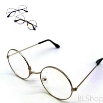 은색 가벼운 동그란 둥근 안경 안경테