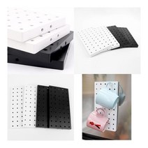 페그보 타공판 2P 흰색 공구수납 타공게시판, 검정