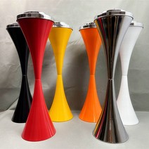 6가지 색상 재떨이 야외 공공흡연장 카페 PC방 흡연실, 블랙(전체 높이 58CM)