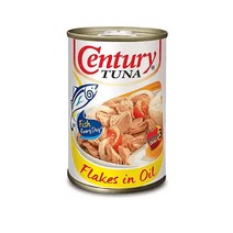 필리핀 센츄리 투나 참치캔 핫 앤 스파이시 155g Century Tuna flakes in oil