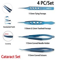 백내장 세트 Phaco 외과 안과 미세 수술 도구 4 개/세트, CHINA, Cataract Set