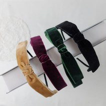 벨벳 리본 헤어밴드 머리띠 제니 소녀무드
