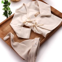 셀픽 배냇저고리 모자세트 20X29cm 저체중 미숙아 이른둥이 오가닉코튼 신생아옷